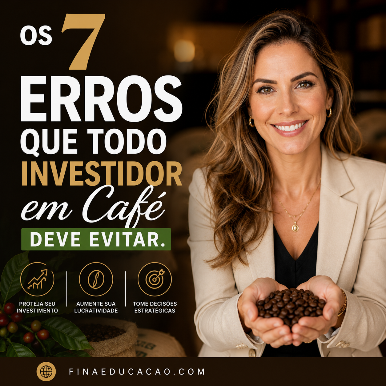 Capa do ebook 7 Erros do Investidor de Café